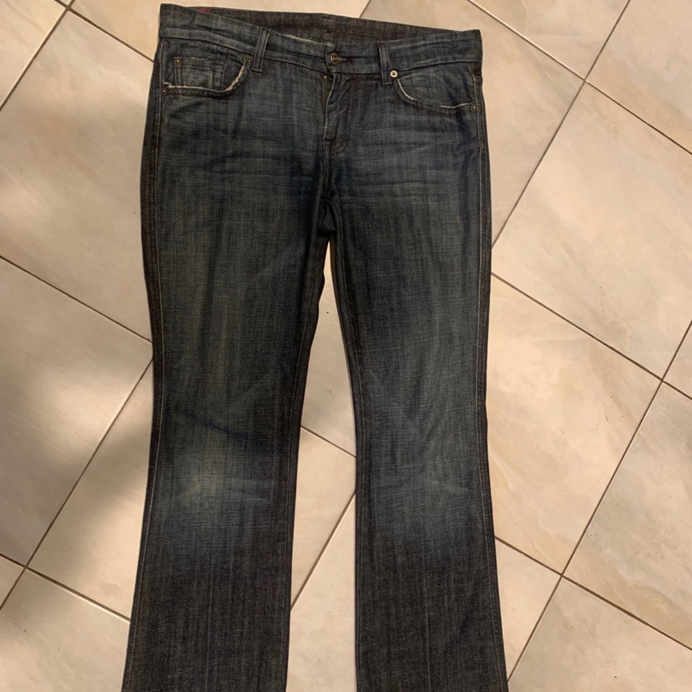 7 For All Mankind Dojo-Style Flare Jeans – Size 30